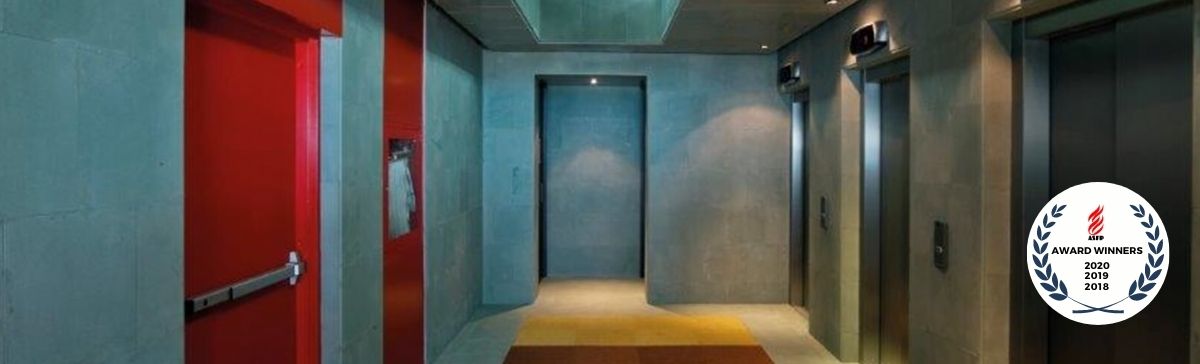 Corridor in building