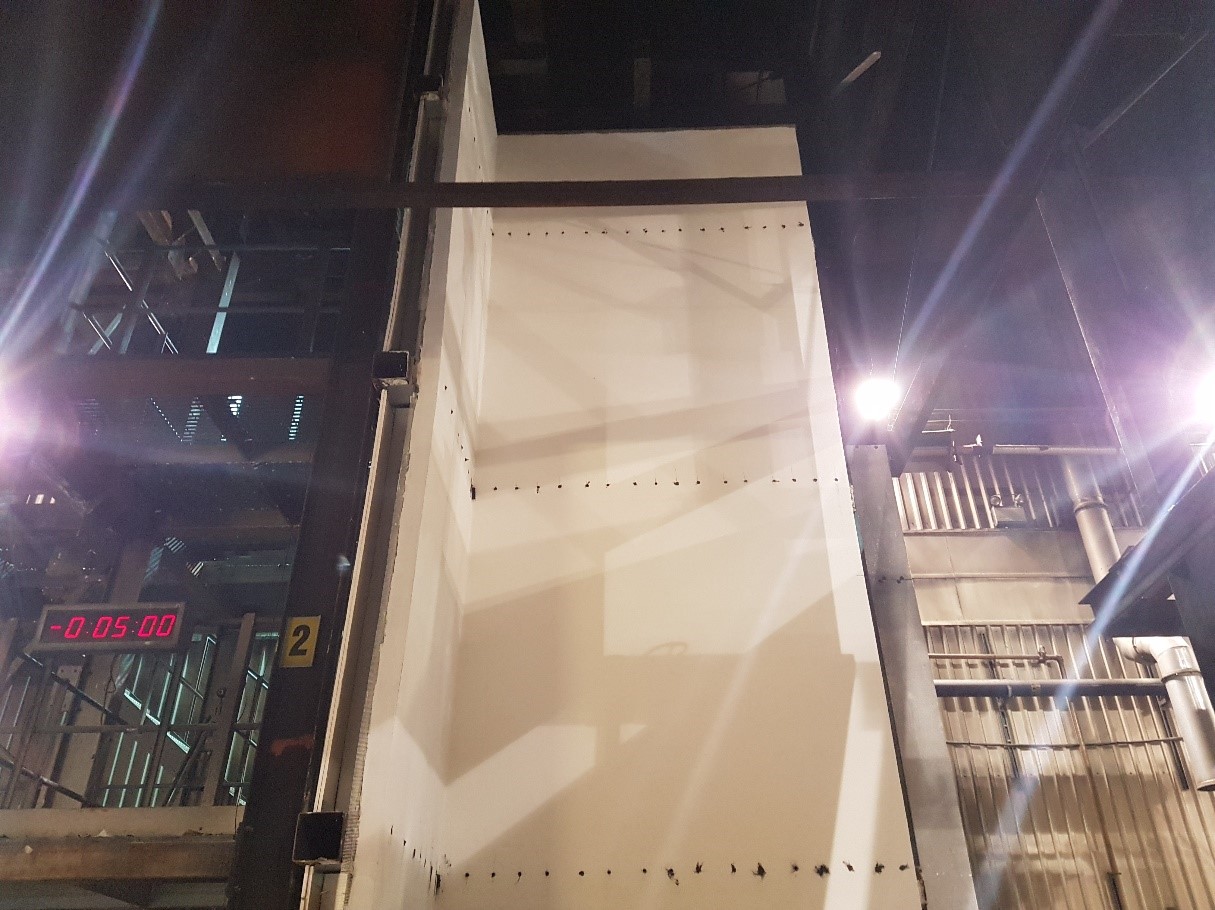 HPE injected into the holes