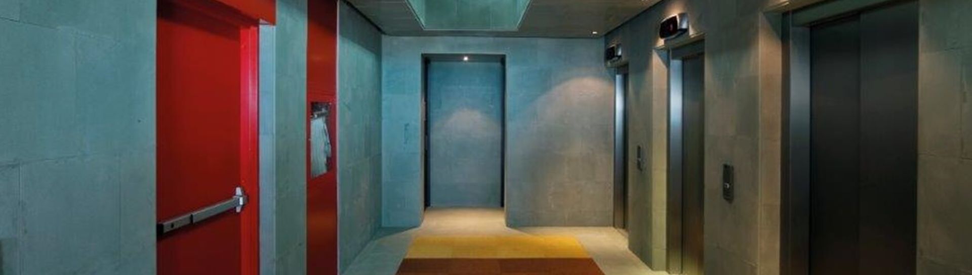 fire doors in corridor